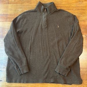 Brown Polo Pullover XXL